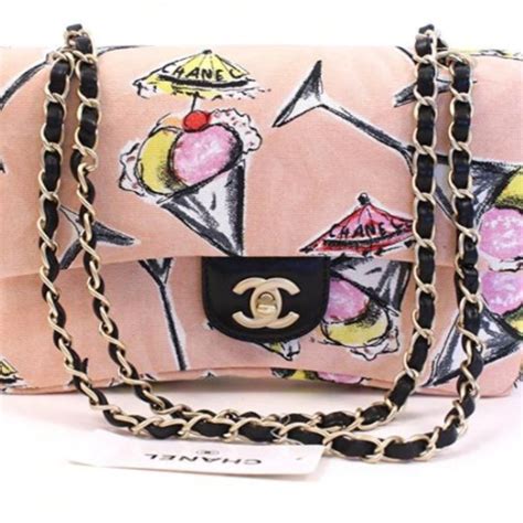 vintage chanel ice cream bag|Chanel Vintage Ice Cream Sundae Flap Bag .